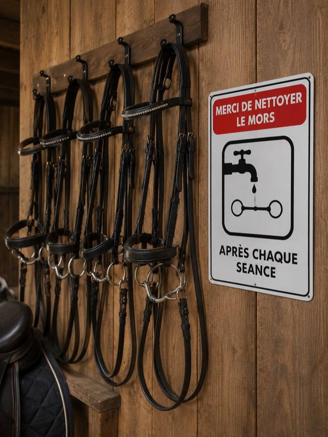 Merci de nettoyer le mors